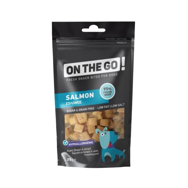 OnTheGo Dog Salmon Bites 25gr