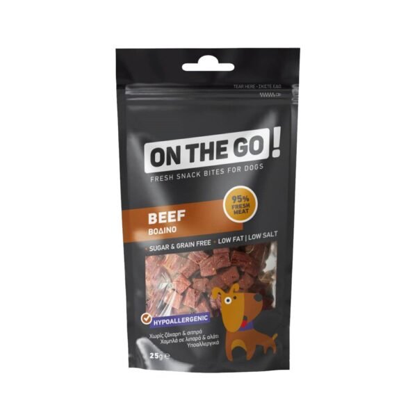 OnTheGo Dog Beef Bites 25gr