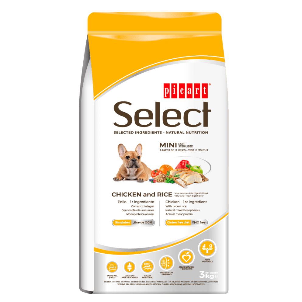 Picart Select MINI LIGHT STERILISED Chicken and Rice