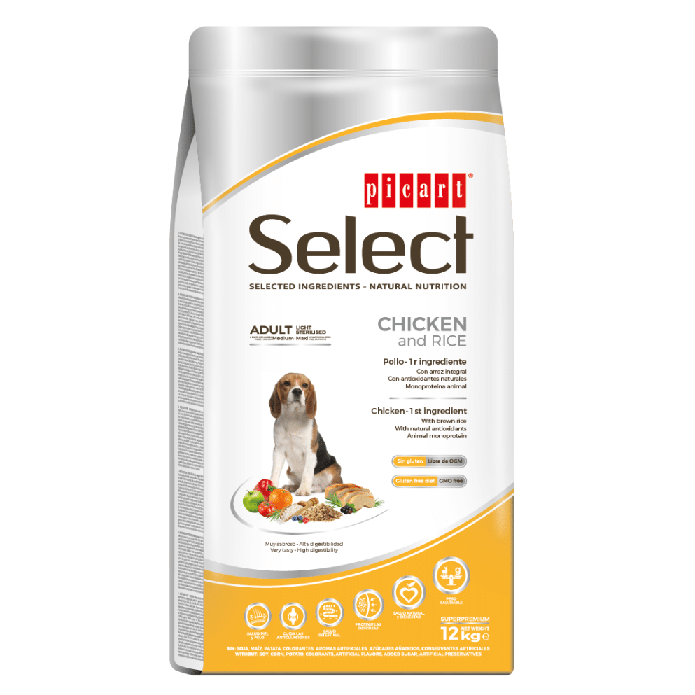 Picart Select Adult Light-Sterilized Chicken & Rice