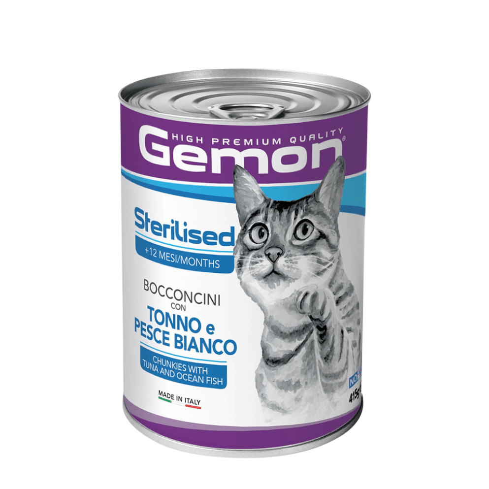 Gemon Sterilised Cat Chunkies with Tuna and Ocean Fish