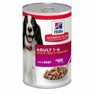 Hills Science Plan Dog Wet Food Adult With Beef 370g