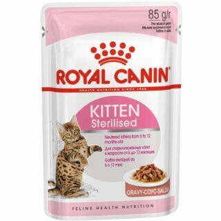 Royal Canin Kitten Sterilised In Gravy 85g