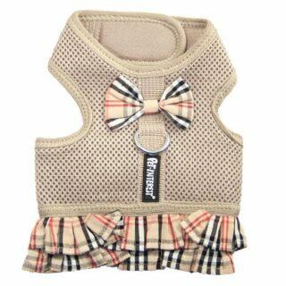 Plaid Mesh Harness with Skirt