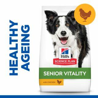 Hill’s Sciences Plan Mature Senior 7+ Vitality Medium Dog Food With Chicken