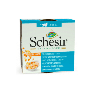 Schesir Chicken Cat Salad With Pineapple And Carrots