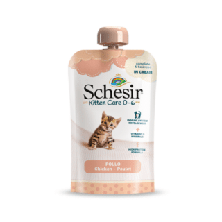 Schesir Kitten Care Wet Food For Kittens - Chicken Cream