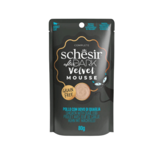 SCHESIR AFTER DARK CHICKEN WITH QUAIL EGG IN MOUSSE IN POUCH 80G