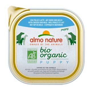 ALMO NATURE -PUP ORGANIC CHICKEN & MILK 300g