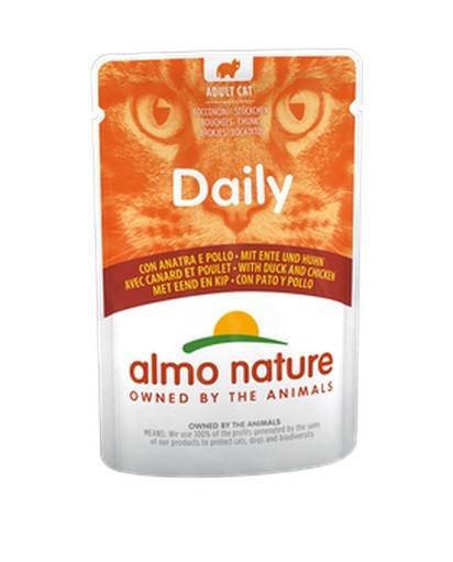 Almo Nature – Daily Cats Chicken & Duck 70g