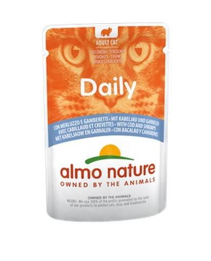 Almo Nature – Daily Cats Cod & Shrimps 70g