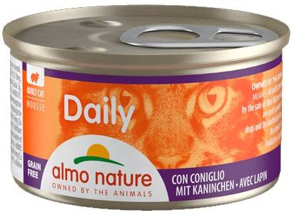 ALMO NATURE – DAILY MOUSSE RABBIT 85g