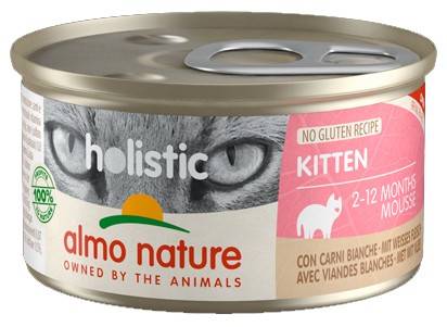 ALMO NATURE – HOL. MOUSSE WHITE MEAT FOR KITTEN 85g