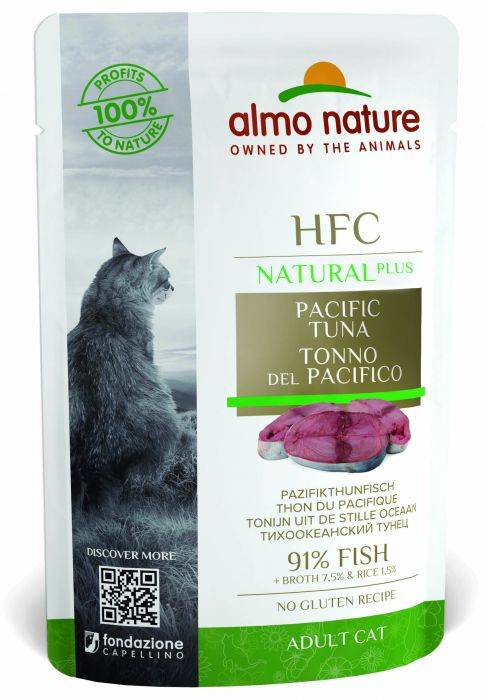 ALMO NATURE – HFC NAT. PLUS PACIFIC TUNA 55g