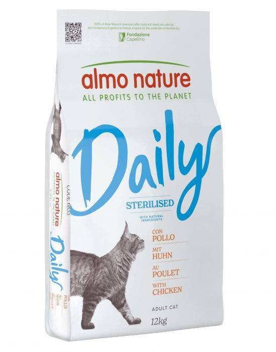 ALMO NATURE – DAILY STERILISED CHICKEN 12kg