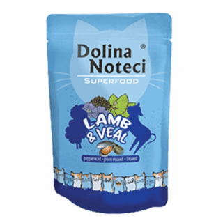 DOLINA NOTECI SUPERFOOD CAT LAMB AND VEAL 85GR