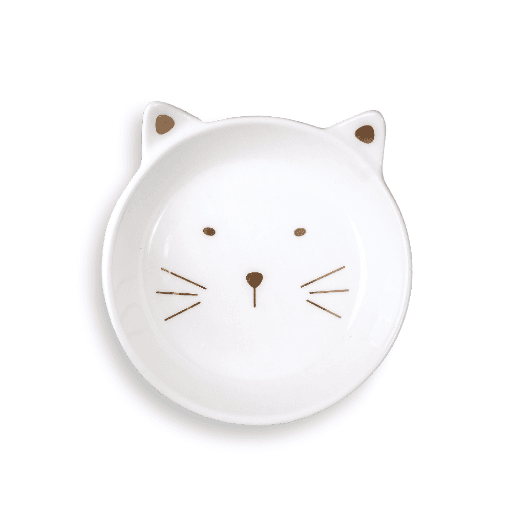 GLEE CERAMIC BOWL WHITE MUSTACHE 270ml