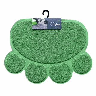 GLEE PAW TOILET MAT, LIGHT GREEN, 45X60CM