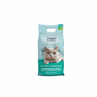 PERFECT CARE CAT LITTER BENTONITE MARSEILLE SOAP 5L