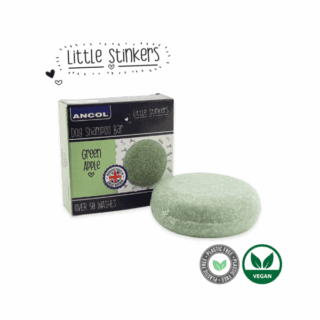 Ancol Little Stinkers Green Apple Shampoo Bar 50g