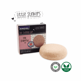 Ancol Little Stinkers Pink Grapefruit Shampoo Bar 50g