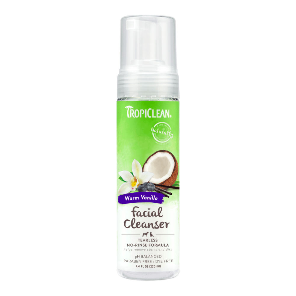 Tropiclean Waterless Facial Cleanser 220ml