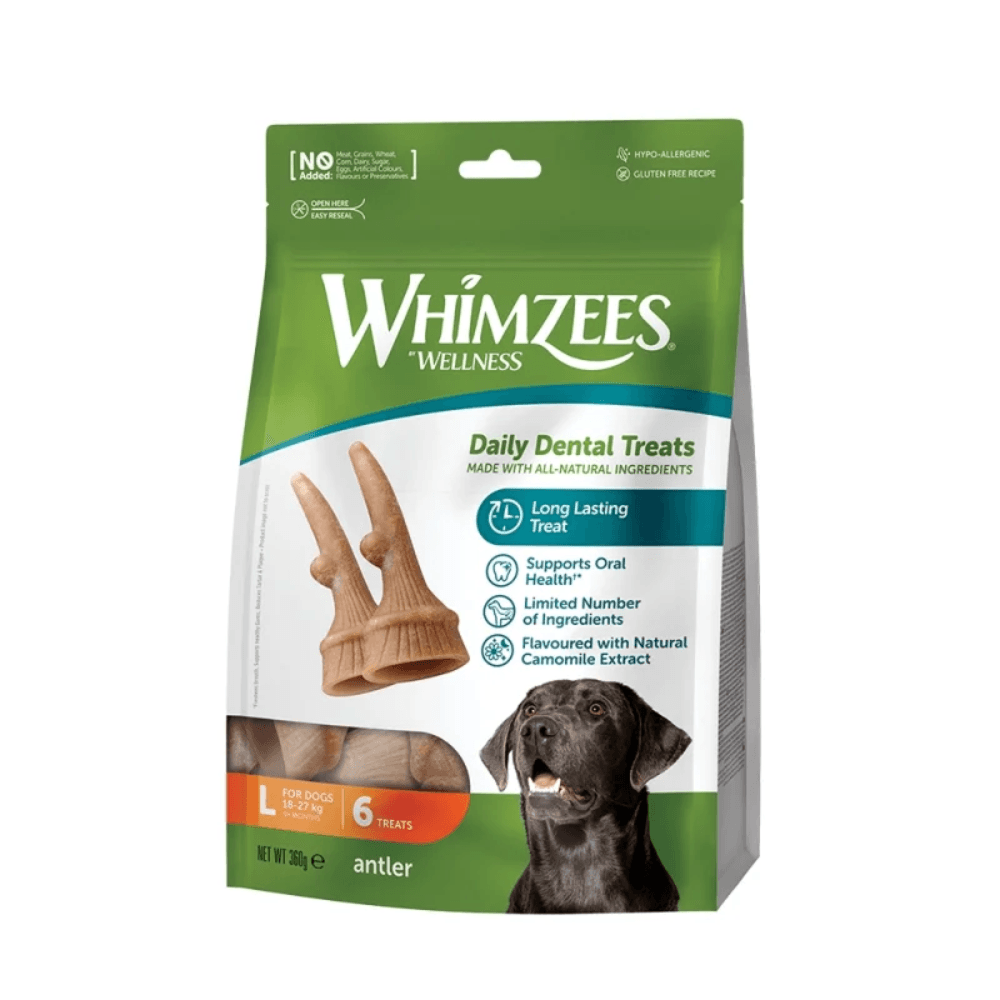 Whimzees Antlers Large (6Pcs/360g)