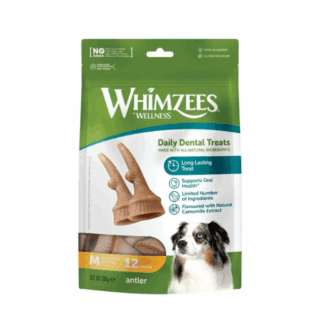 Whimzees Antlers Medium (12Pcs/360g)