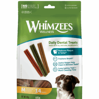 Whimzees Stix Medium (14pcs/420g)