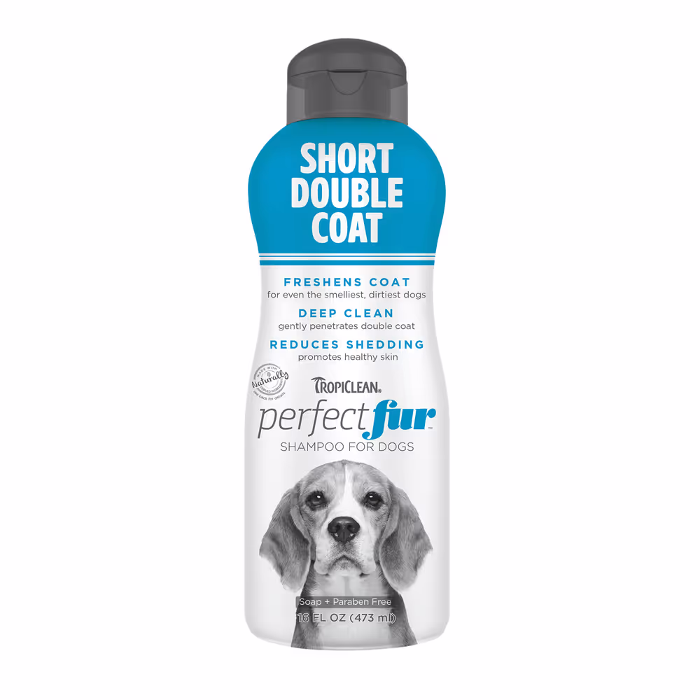 Tropiclean Perfect Fur Short Double Coat Shampoo For Dogs 473ml