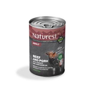 Naturest Adult Beef And Pork With Carrots And Sun Oil 400g