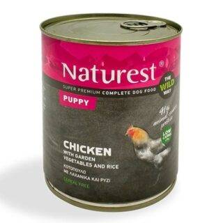 Naturest Puppy Chicken With Vegetables And Rice 400g