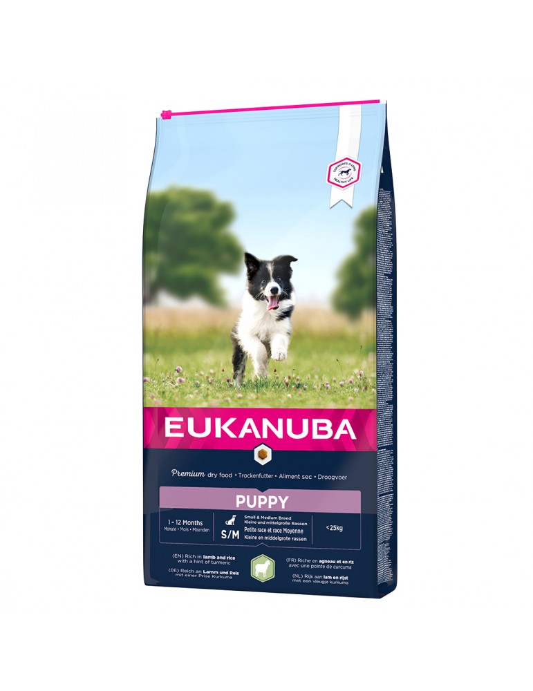 Eukanuba Growing Puppy Lamb And Rice Small And Medium