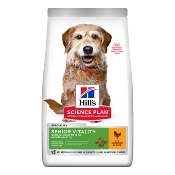 Hills Senior Vitality Small & Mini Adult 7+ Chicken & Rice 6KG